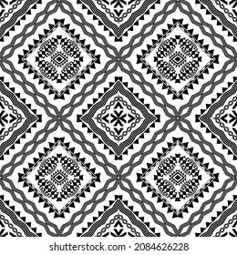 Beautiful geometric ethnic art pattern traditional. Design for carpet,wallpaper,clothing,wrapping,batik,fabric,Vector illustration. Figure tribal embroidery style.