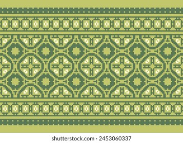 Beautiful geometric ethnic oriental pattern traditional on Multicolor background.Aztec style,embroidery,abstract,vector,illustration.design for texture,fabric,clothing,wrapping,decoration,carpet,print