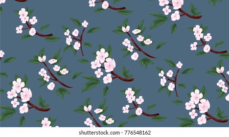 Beautiful geometric flowers roses pattern background
