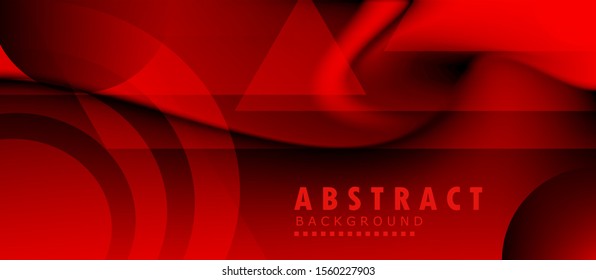 Beautiful geometric line abstract background with red color effect.
Simple,digital and modern background with smooth gradient red color.