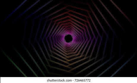 Beautiful of geometric line art vector abstract background.