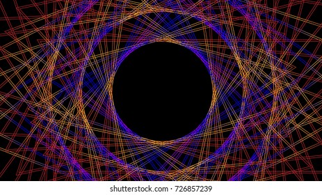 Beautiful of geometric line art vector abstract background.