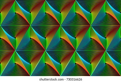 Beautiful of geometric line art vector abstract background.