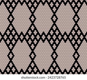 Beautiful geometric mosaic pattern, background