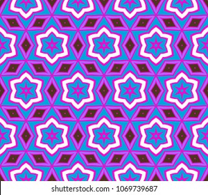 Beautiful geometric ornament. seamless art-deco pattern. Color vector illustration. for design, wallpaper, invitation.