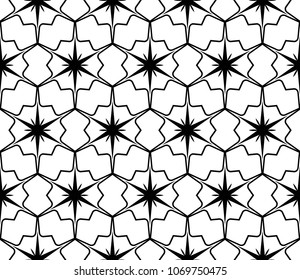 Beautiful geometric ornament. seamless art-deco pattern. vector illustration. for design, wallpaper, invitation.