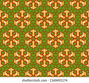 Beautiful geometric ornament. seamless art-deco pattern. vector illustration. for design, wallpaper, invitation.