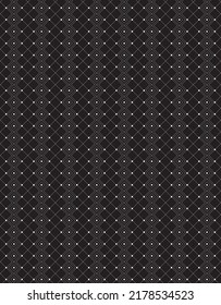 Schönes geometrisches Muster. Schwarz-Weiß und elegante Muster, Textilien, Fliesen, Muster auf Teppichen und Betten, Schals, Kleidung. rhombische Muster. Punktlinienmuster