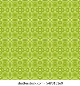 beautiful geometric pattern of circles and ovals. vector illustration. green color