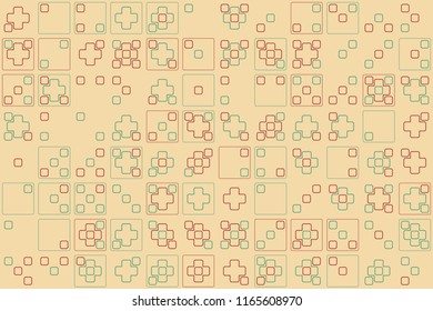 Beautiful geometric pattern design 