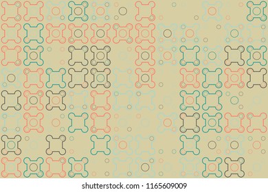 Beautiful geometric pattern design 