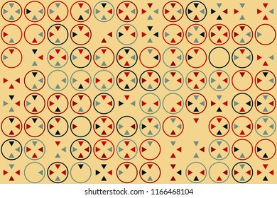 Beautiful geometric pattern design 