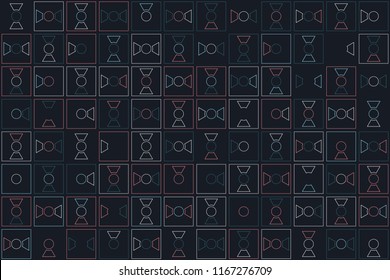 Beautiful geometric pattern design 