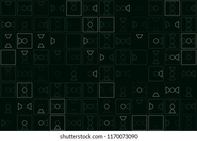 Beautiful geometric pattern design 