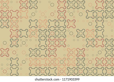 Beautiful geometric pattern design 