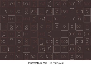 Beautiful geometric pattern design 
