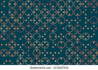 Beautiful geometric pattern design 