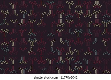 Beautiful geometric pattern design 