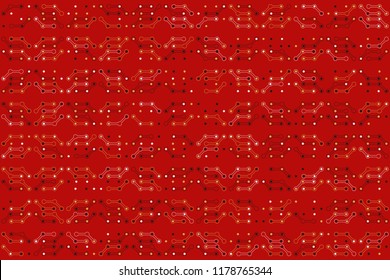 Beautiful geometric pattern design 