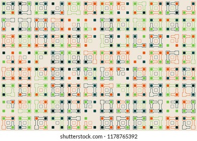 Beautiful geometric pattern design 