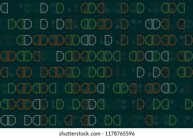 Beautiful geometric pattern design 