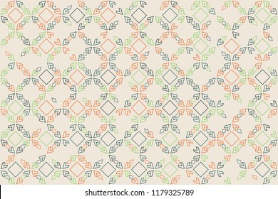 Beautiful geometric pattern design 