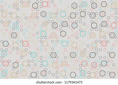 Beautiful geometric pattern design 