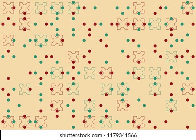 Beautiful geometric pattern design 