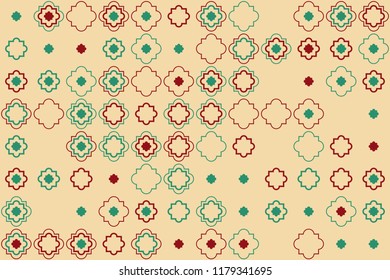 Beautiful geometric pattern design 