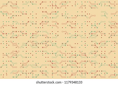 Beautiful geometric pattern design 