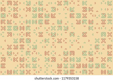 Beautiful geometric pattern design 