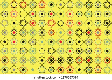 Beautiful geometric pattern design 