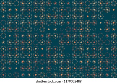 Beautiful geometric pattern design 