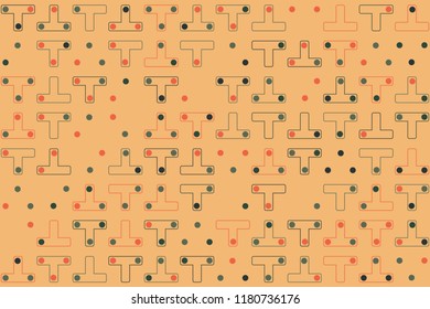 Beautiful geometric pattern design 