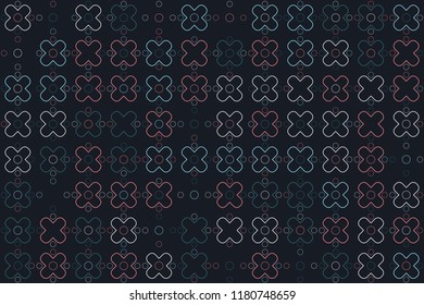 Beautiful geometric pattern design 