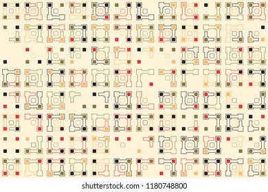 Beautiful geometric pattern design 