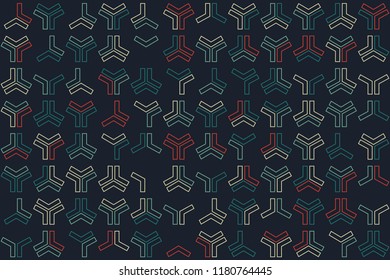 Beautiful geometric pattern design 