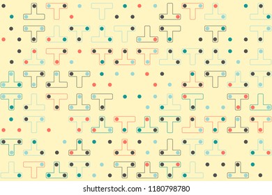 Beautiful geometric pattern design 