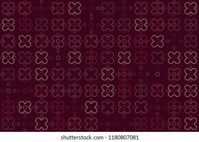 Beautiful geometric pattern design 