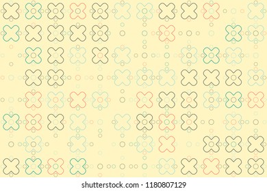 Beautiful geometric pattern design 