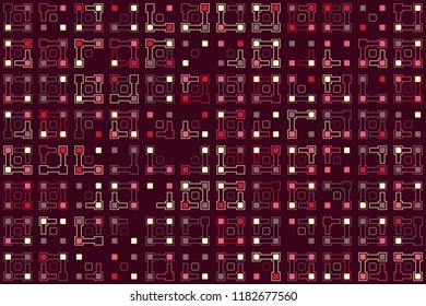 Beautiful geometric pattern design 