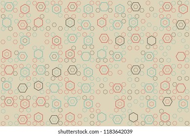 Beautiful geometric pattern design 