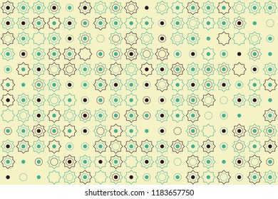 Beautiful geometric pattern design 