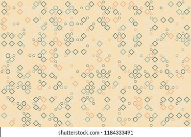 Beautiful geometric pattern design 