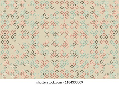 Beautiful geometric pattern design 