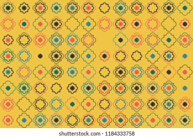 Beautiful geometric pattern design 