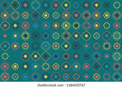 Beautiful geometric pattern design 