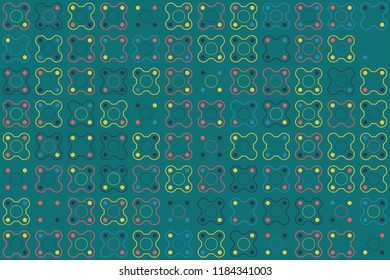 Beautiful geometric pattern design 