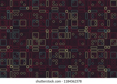 Beautiful geometric pattern design 