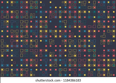 Beautiful geometric pattern design 